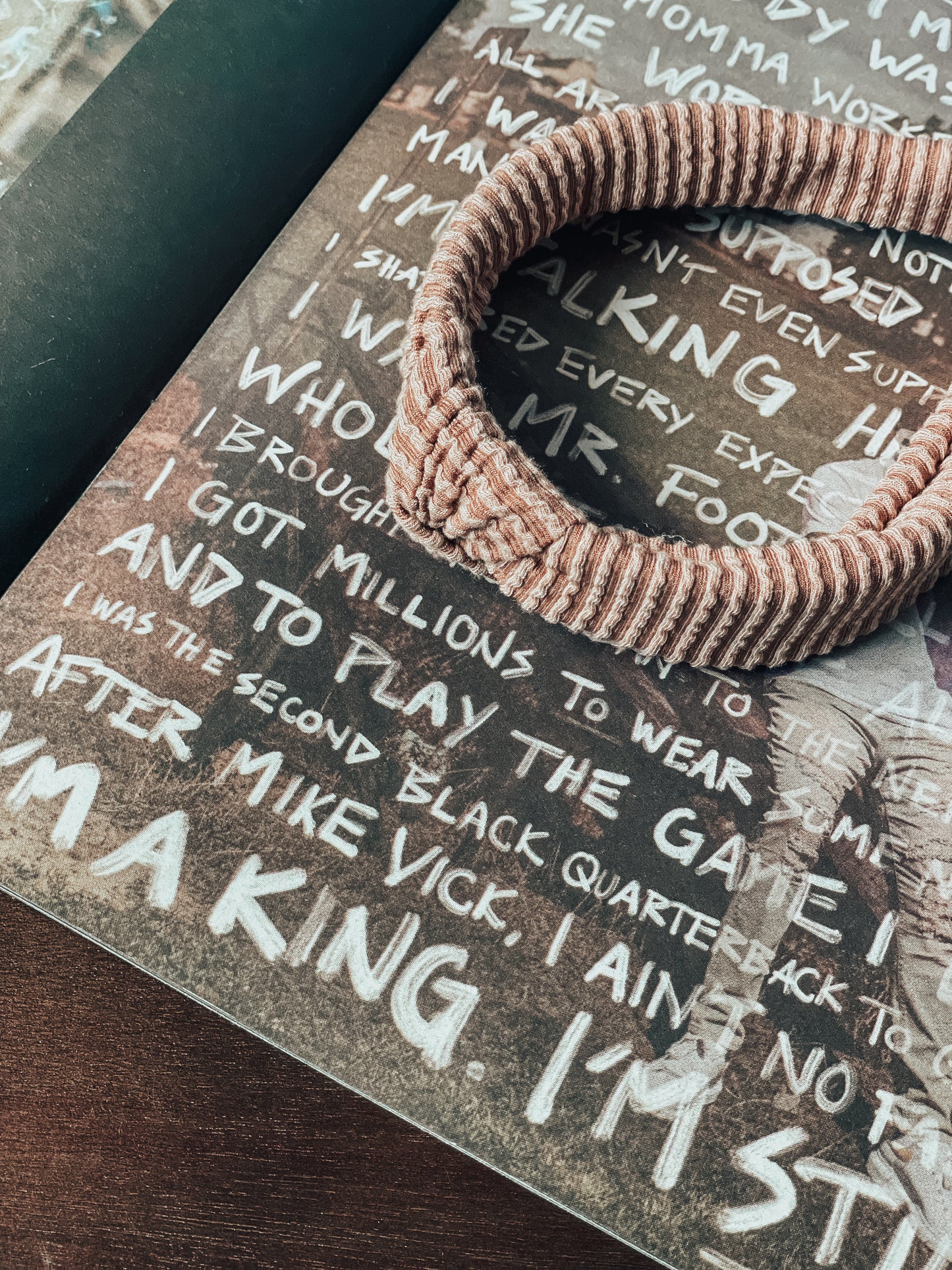 LATTE | Wave Ribbed Knot Headband