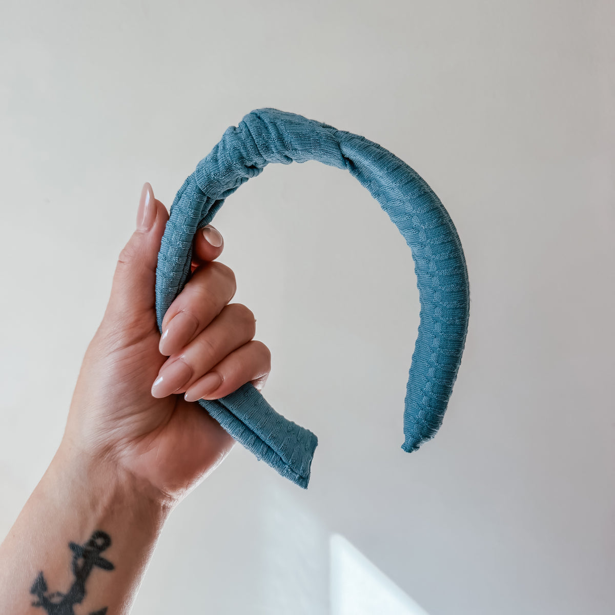 COBBLESTONE STEEL BLUE | Knot Headband