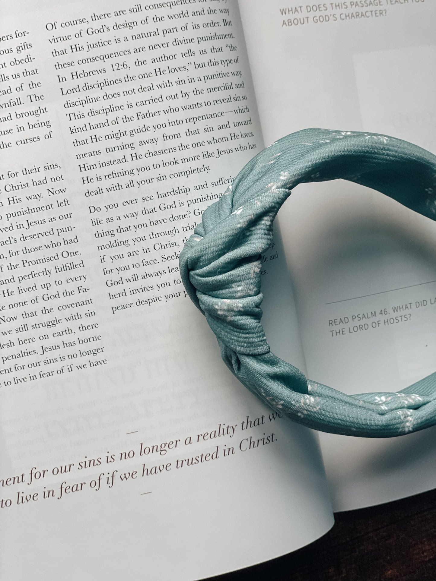SEAFOAM FLORAL | Knot Headband