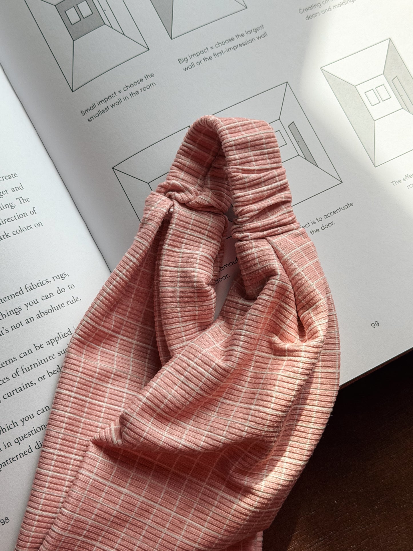 ROSE WINDOWPANE | Wide Headband