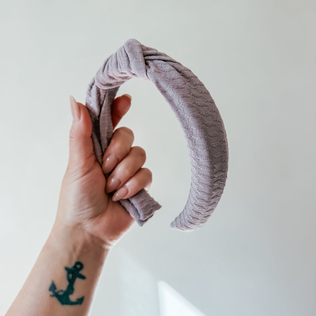 COBBLESTONE LAVENDER | Knot Headband