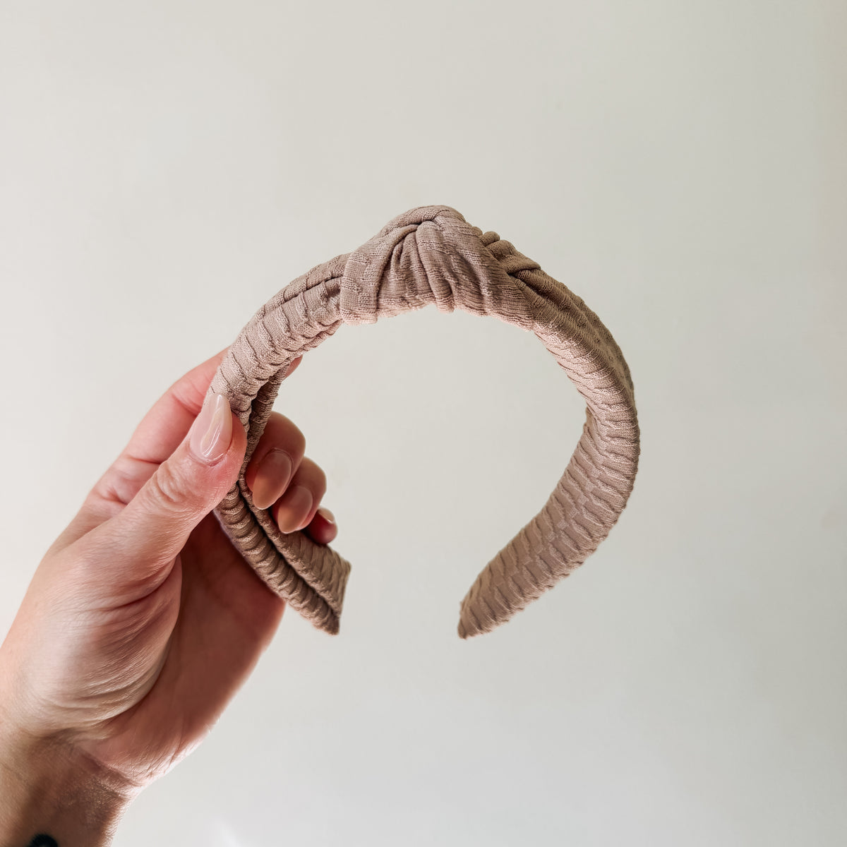 COBBLESTONE TAUPE | Knot Headband