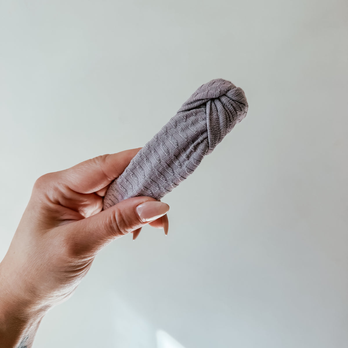 COBBLESTONE LAVENDER | Knot Headband