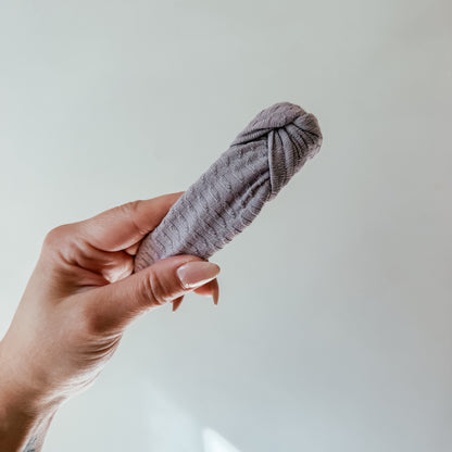 COBBLESTONE LAVENDER | Knot Headband