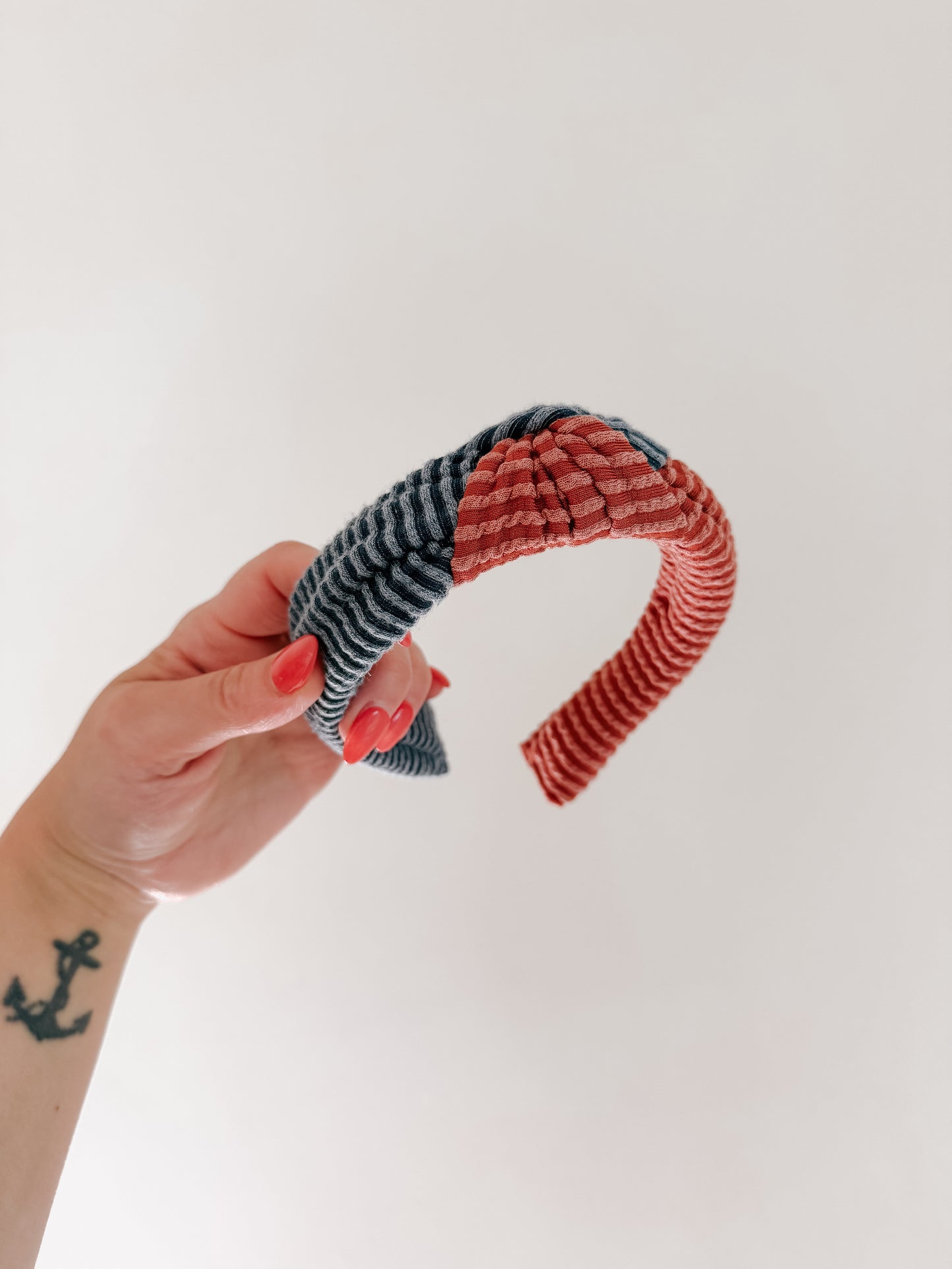 Limited Edition • AMERICANA | Denim & Brick | Knot Headband