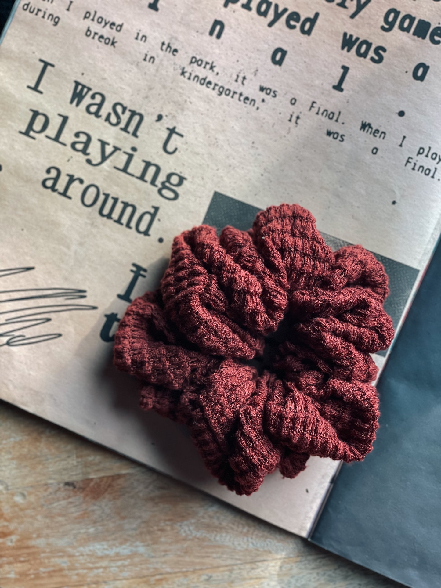 MARSELA | Chunky Waffle Scrunchie