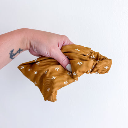 BOTANICAL MUSTARD | Wide Headband