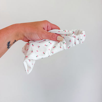 DAINTY PINK FLORAL | Wide Headband