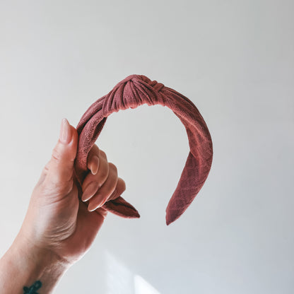 WITHERED ROSE | Knot Headband