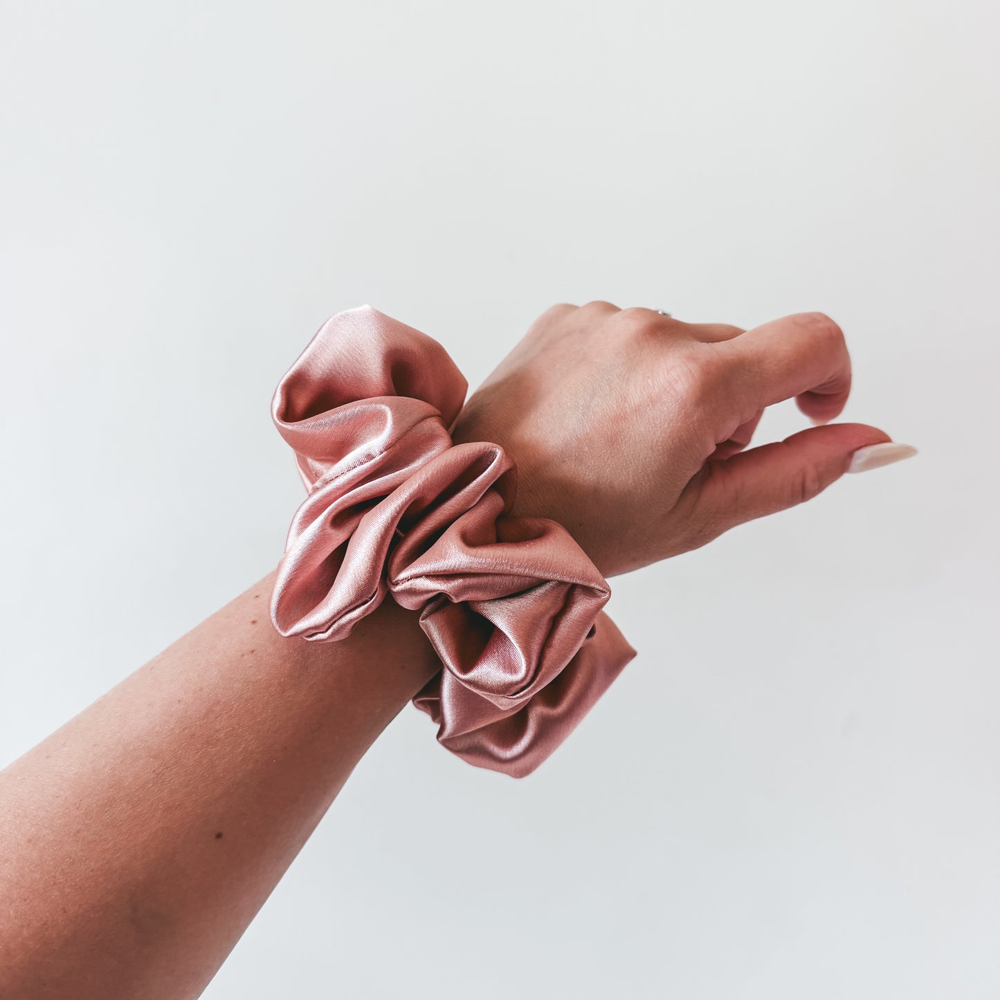 ROSE GOLD SATIN | Scrunchie