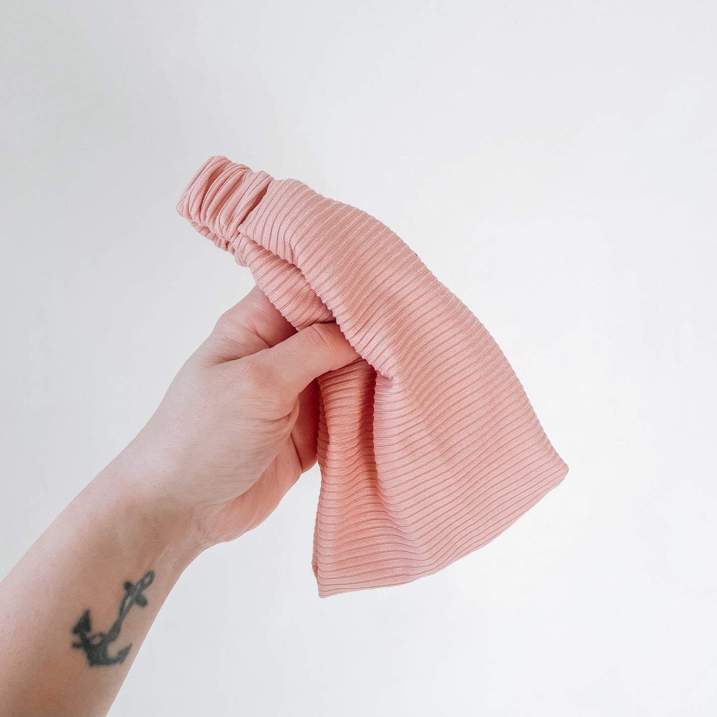 BLUSH RIBBED | Wide Headband