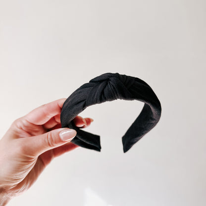 BLACK SAND | Knot Headband