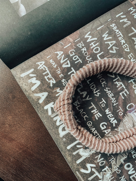 LATTE | Wave Ribbed Knot Headband