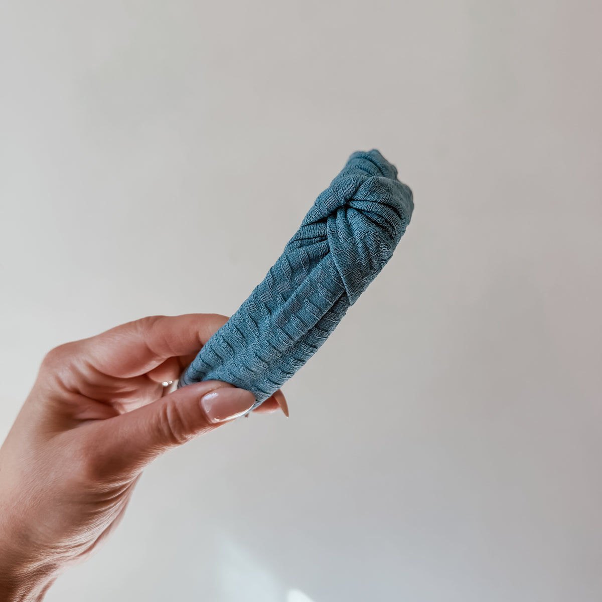 COBBLESTONE STEEL BLUE | Knot Headband