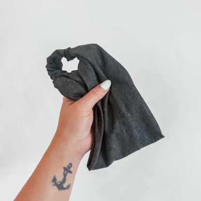DARK GRAY MELANGE | Wide Headband