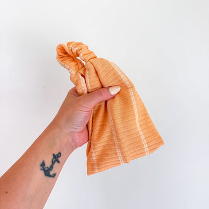 CREAMSICLE STRIPED | Wide Headband