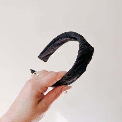 BLACK SAND | Knot Headband