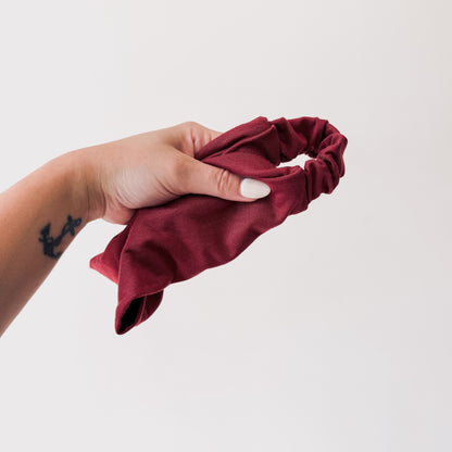 MAROON | Wide Headband