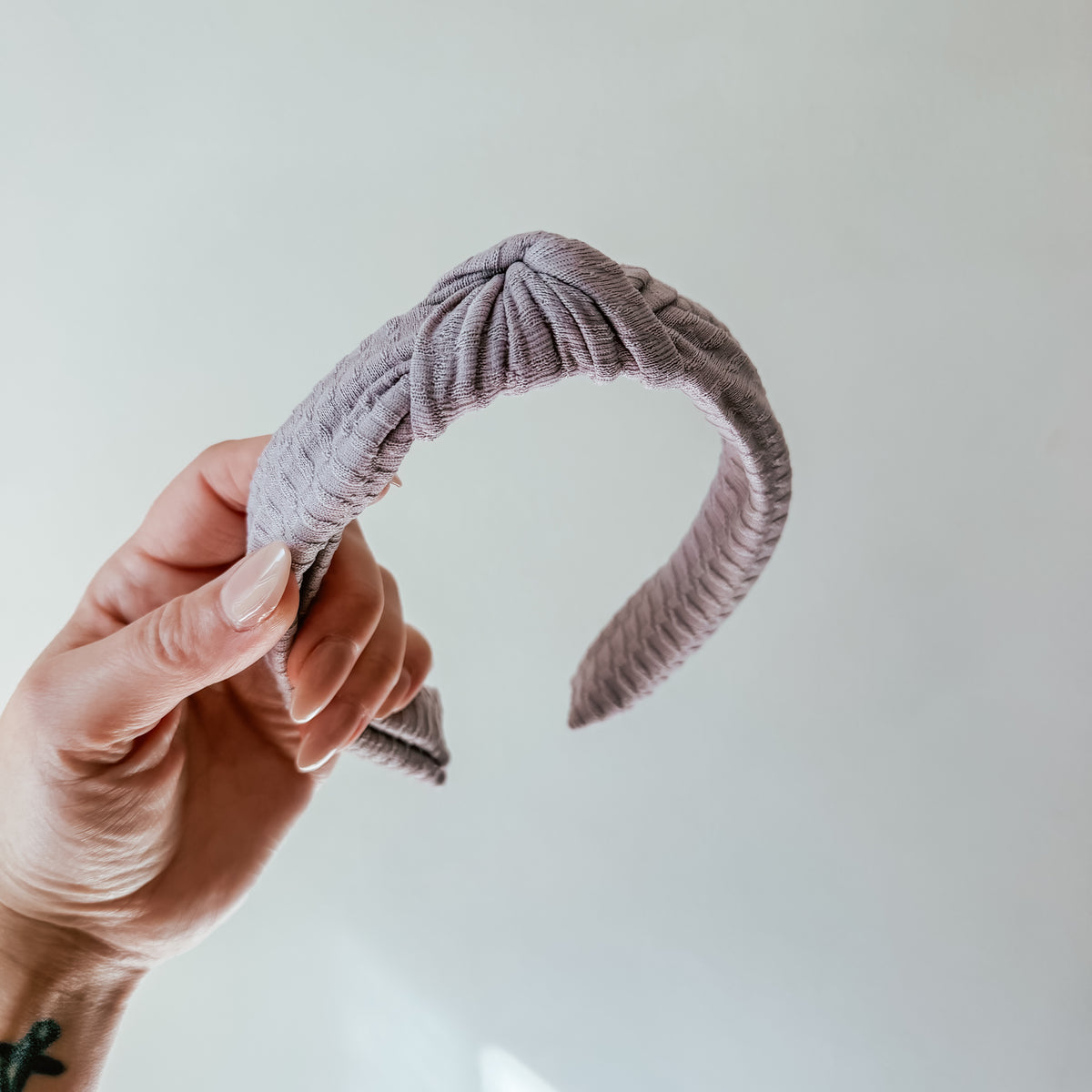 COBBLESTONE LAVENDER | Knot Headband