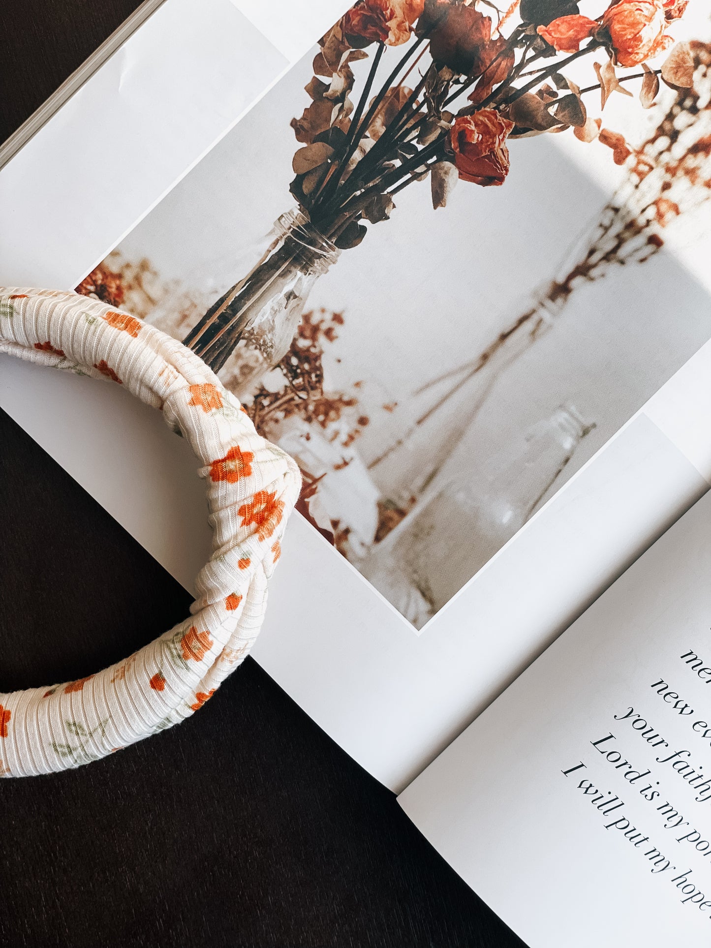 AMBER FLORAL | Knot Headband