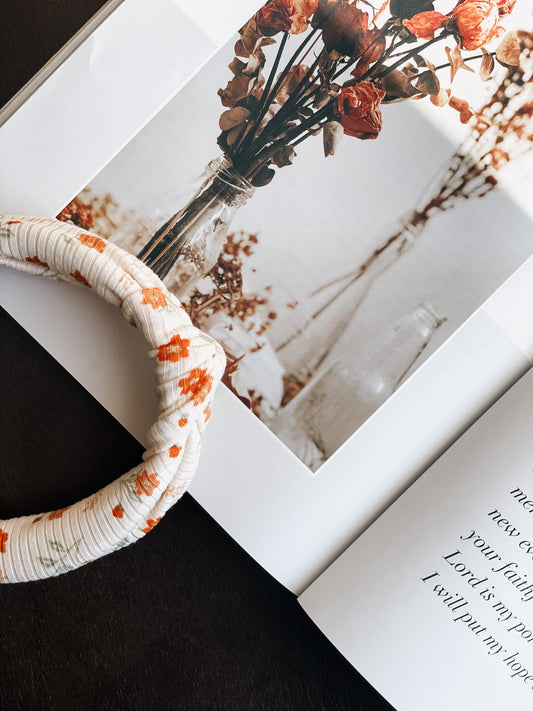 AMBER FLORAL | Knot Headband