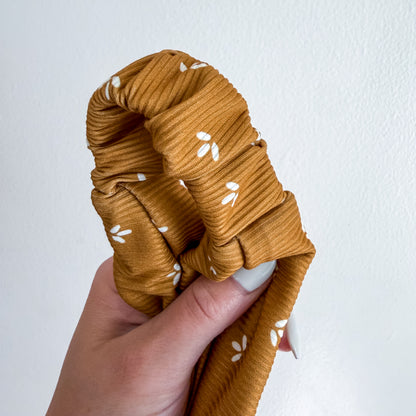 BOTANICAL MUSTARD | Wide Headband